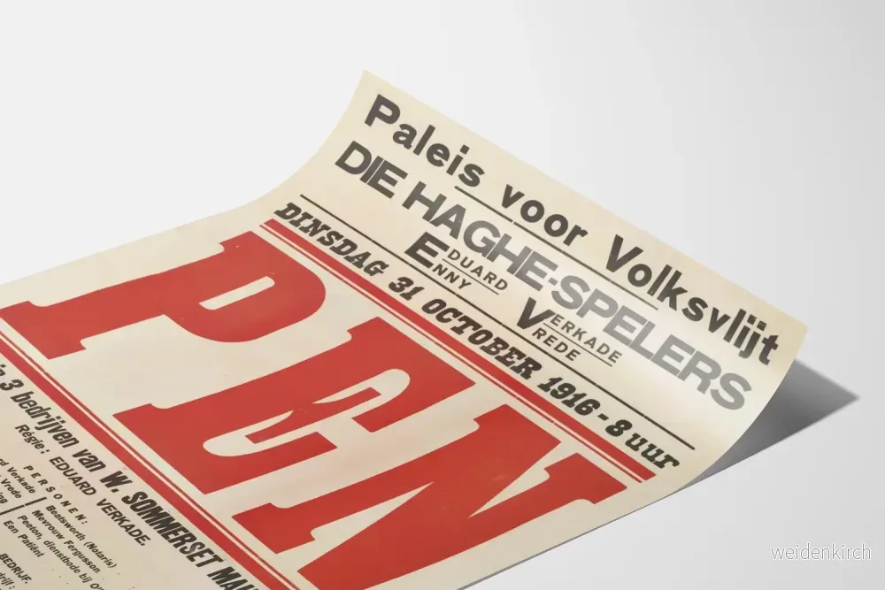 Vintage teateraffisch PEN, 1916 - Bild 3