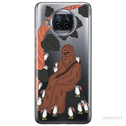 ERT GROUP mobiltelefonfodral för Xiaomi MI 10T LITE/REDMI NOTE 9 PRO 5G originalt och officiellt licensierat Star Wars mönster Chewbacca 006, gedeeltelijk transparant 5903537157931