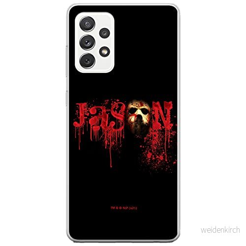 ERT GROUP mobiltelefonfodral för Samsung A52 5G / LTE 4G A52S originalt och officiellt licensierat Horror mönster Friday the 13th 001, fodral tillverkad av TPU plast 5905511098629