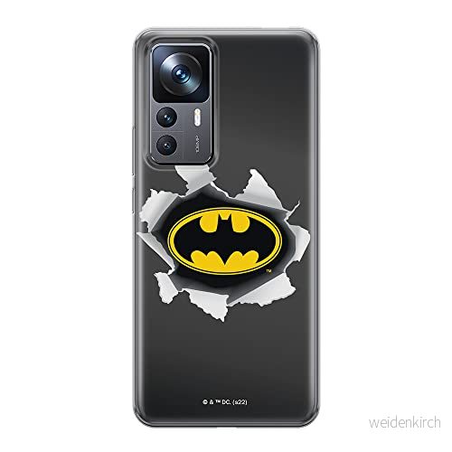 ERT GROUP mobiltelefonfodral för Xiaomi 12T/12T pro/K50 Ultra originalt och officiellt licensierat DC mönster Batman 059 optimalt anpassad till formen på mobiltelefonen, fodral tillverkad av TPU plast 5905511586706