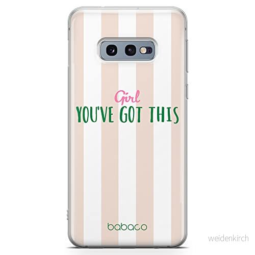 ERT GROUP mobiltelefonfodral för Samsung S10e originalt och officiellt licensierat Babaco mönster Positive vibes 004 optimalt anpassad till formen på mobiltelefonen, fodral tillverkad av TPU plast 5903932973105