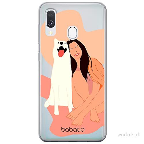 ERT GROUP mobiltelefonfodral för Samsung A40 originalt och officiellt licensierat Babaco mönster Dogs 005 optimalt anpassad till formen på mobiltelefonen, gedeeltelijk transparant 5905131027375
