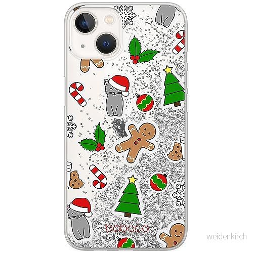 ERT GROUP mobiltelefonfodral för Apple Iphone 13 MINI originalt och officiellt licensierat Babaco mönster Winter 006 optimalt anpassad till formen på mobiltelefonen, med glitter overflow effekt 5905131122438