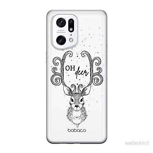 ERT GROUP mobiltelefonfodral för Oppo FIND X5 PRO originalt och officiellt licensierat Babaco mönster Winter 002 optimalt anpassad till formen på mobiltelefonen, fodral tillverkad av TPU plast 5905511415167