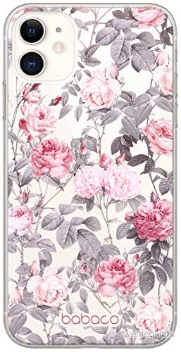 ERT GROUP mobiltelefonfodral för Iphone 11 originalt och officiellt licensierat Babaco mönster Flowers 054 optimalt anpassad till formen på mobiltelefonen, gedeeltelijk transparant 5905131353436