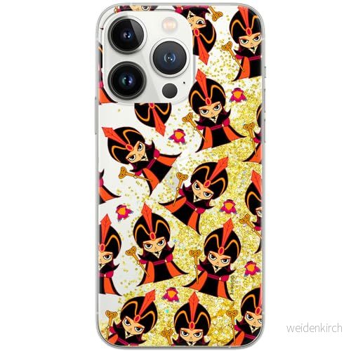 ERT GROUP mobiltelefonfodral för Apple Iphone 13 PRO originalt och officiellt licensierat Disney mönster Jafar 002 optimalt anpassad till formen på mobiltelefonen, med glitter overflow effekt 5905131410665