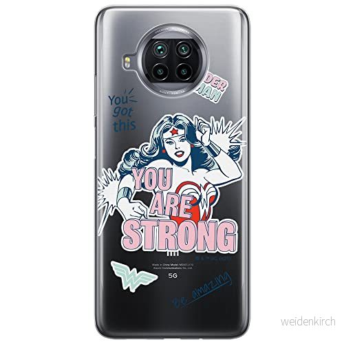 ERT GROUP mobiltelefonfodral för Xiaomi MI 10T LITE/REDMI NOTE 9 PRO 5G originalt och officiellt licensierat DC mönster Wonder Woman 025, gedeeltelijk transparant 5903932934007