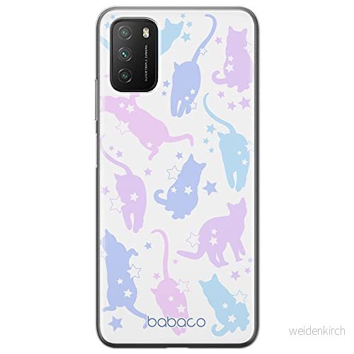 ERT GROUP mobiltelefonfodral för Xiaomi REDMI 9T/ POCO M3 originalt och officiellt licensierat Babaco mönster Cats 016 optimalt anpassad till formen på mobiltelefonen, fodral tillverkad av TPU plast 5905131100016