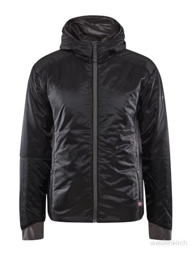 Craft ADV EXPLORE LIGHTWEIGHT Lätt jacka herr S Svart Packbar utomhusjacka PrimaLoft isolering 2 fickor med dragkedja huva stretchinsatser vandringsjacka män 7318573980685
