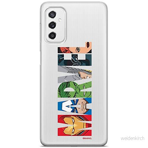 ERT GROUP mobiltelefonfodral för Samsung M52 5G originalt och officiellt licensierat Marvel mönster 011 optimalt anpassad till formen på mobiltelefonen, gedeeltelijk transparant 5904805494215