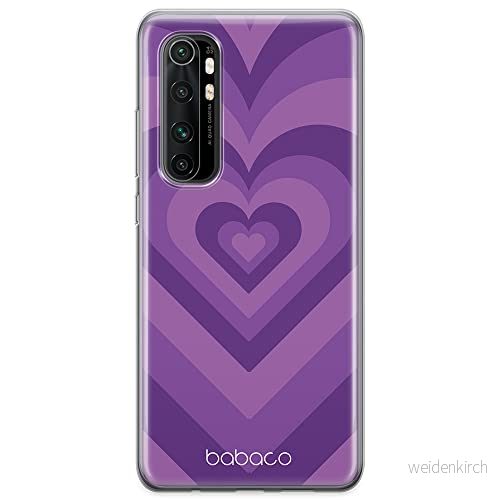 ERT GROUP mobiltelefonfodral för Xiaomi MI NOTE 10 Lite originalt och officiellt licensierat Babaco mönster Hearts 007 optimalt anpassad till formen på mobiltelefonen, fodral tillverkad av TPU plast 5904805673566