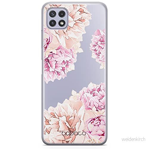 ERT GROUP mobiltelefonfodral för Samsung A22 5G originalt och officiellt licensierat Babaco mönster Flowers 001 optimalt anpassad till formen på mobiltelefonen, gedeeltelijk transparant 5903932804799