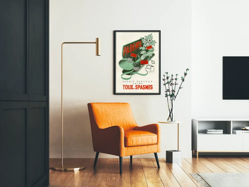 Vintageposter Paderyl - Retro medicinsk väggdekoration - Bild 2