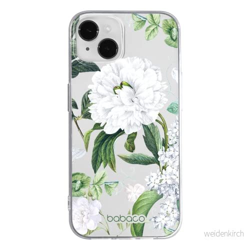 ERT GROUP mobiltelefonfodral för Iphone 13 PRO MAX originalt och officiellt licensierat Babaco mönster Flowers 031 optimalt anpassad till formen på mobiltelefonen, gedeeltelijk transparant 5905131283535