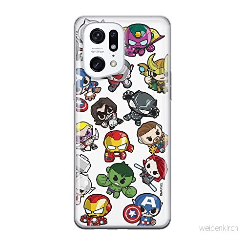 ERT GROUP mobiltelefonfodral för Oppo FIND X5 PRO originalt och officiellt licensierat Marvel mönster Avengers 024 optimalt anpassad till formen på mobiltelefonen, fodral tillverkad av TPU plast 5905511414689