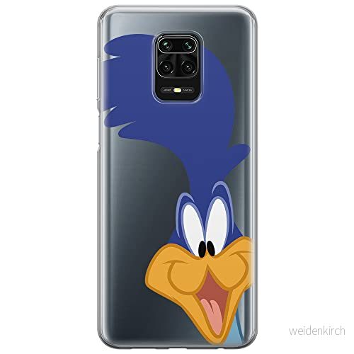 ERT GROUP mobiltelefonfodral för Xiaomi REDMI NOTE 9 PRO/ 9S originalt och officiellt licensierat Looney Tunes mönster Road Runner 001 anpassad till formen på mobiltelefonen, gedeeltelijk transparant 5903040317969