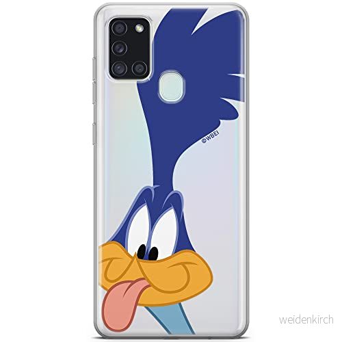 ERT GROUP mobiltelefonfodral för Samsung A21s originalt och officiellt licensierat Looney Tunes mönster Road Runner 002 optimalt anpassad till formen på mobiltelefonen, gedeeltelijk transparant 5903040259894