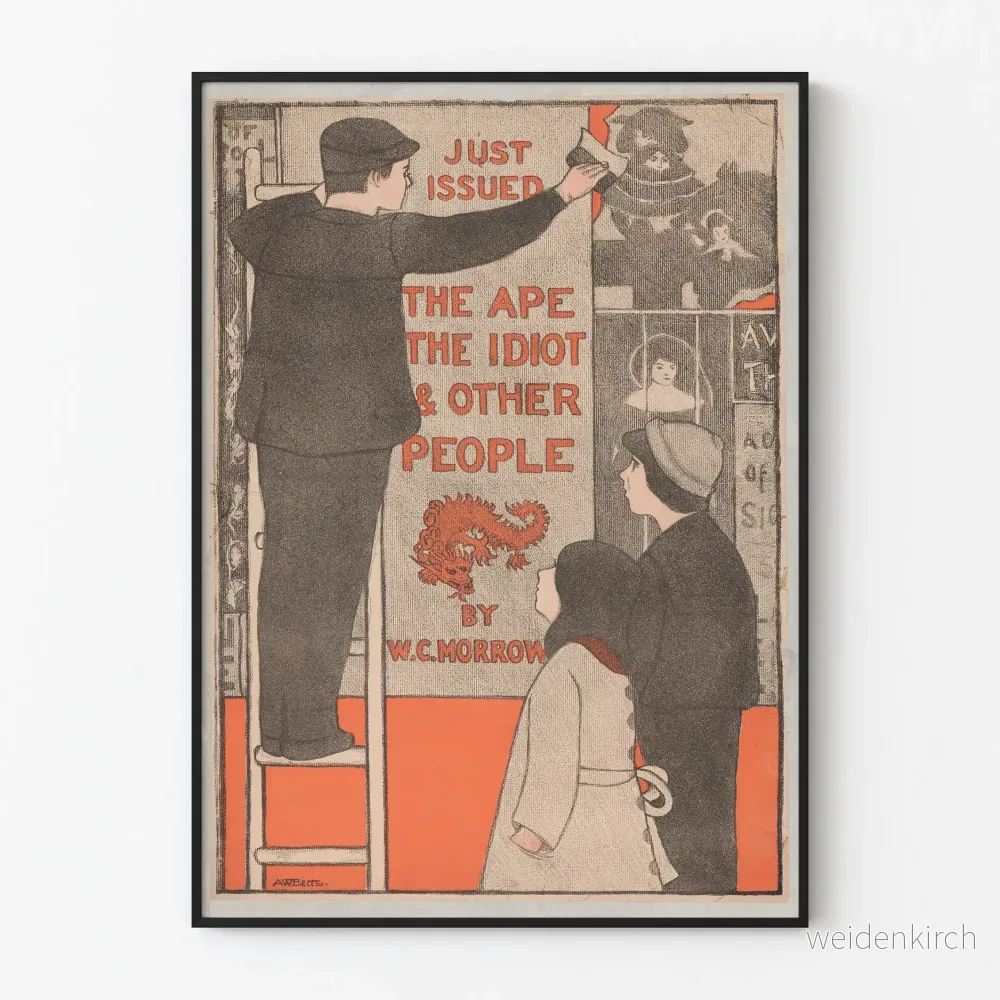 Vintageposter The Ape The Idiot & Other People väggdekoration retro Vintageposter The Ape The Idiot & Other People väggdekoration retro