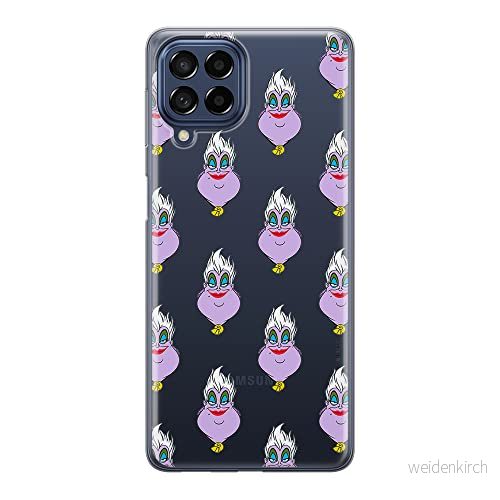 ERT GROUP mobiltelefonfodral för Samsung M53 5G originalt och officiellt licensierat Disney mönster Ursula 003 optimalt anpassad till formen på mobiltelefonen, gedeeltelijk transparant 5905511381738