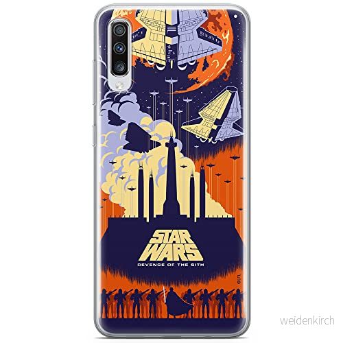 ERT GROUP mobiltelefonfodral för Samsung A70 originalt och officiellt licensierat Star Wars mönster 030 optimalt anpassad till formen på mobiltelefonen, fodral tillverkad av TPU plast 5903537332079