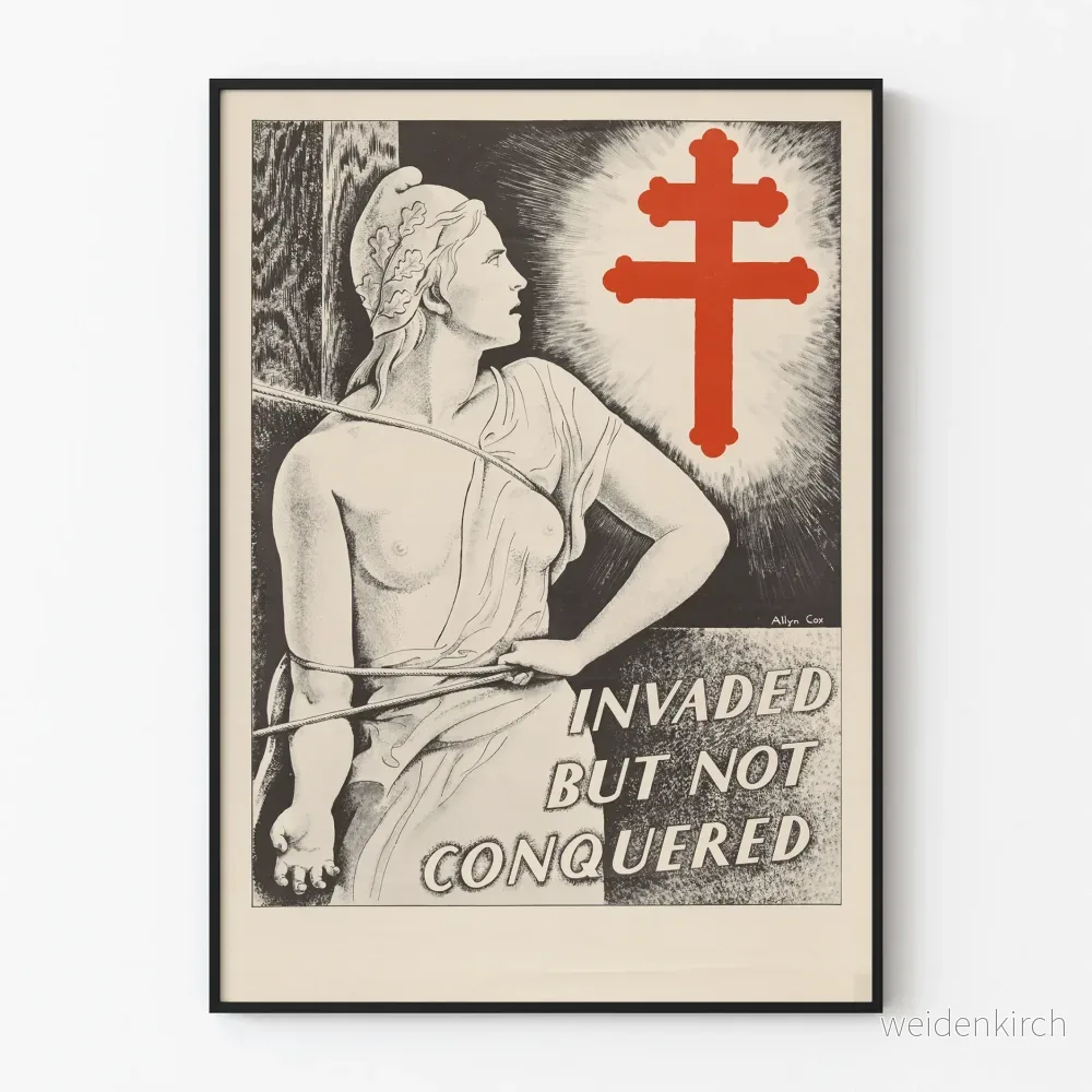 Väggdekorationsposter Invaderad men inte erövrad