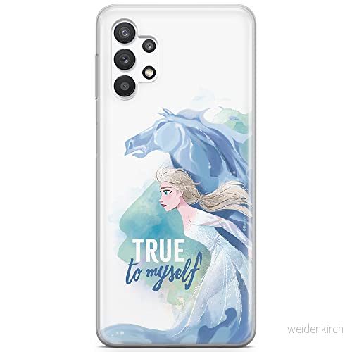 ERT GROUP mobiltelefonfodral för Samsung A32 5G originalt och officiellt licensierat Disney mönster Elsa 012 optimalt anpassad till formen på mobiltelefonen, fodral tillverkad av TPU plast 5903040055557