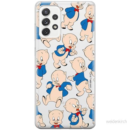 ERT GROUP mobiltelefonfodral för Samsung A33 5G originalt och officiellt licensierat Looney Tunes mönster Porky Pig 001 optimalt anpassad till formen på mobiltelefonen, gedeeltelijk transparant 5905511619602
