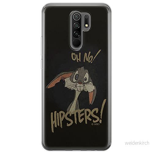 ERT GROUP mobiltelefonfodral för Xiaomi REDMI 9 originalt och officiellt licensierat Looney Tunes mönster Bugs 005 optimalt anpassad till formen på mobiltelefonen, fodral tillverkad av TPU plast 5903040307427