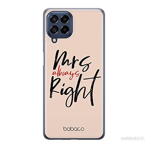 ERT GROUP mobiltelefonfodral för Samsung M53 5G originalt och officiellt licensierat Babaco mönster Mrs Right 001 optimalt anpassad till formen på mobiltelefonen, fodral tillverkad av TPU plast 5905511386122