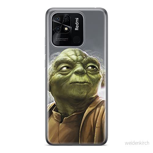 ERT GROUP mobiltelefonfodral för Xiaomi REDMI 10C originalt och officiellt licensierat Star Wars mönster Yoda 006 optimalt anpassad till formen på mobiltelefonen, fodral tillverkad av TPU plast 5905511536275