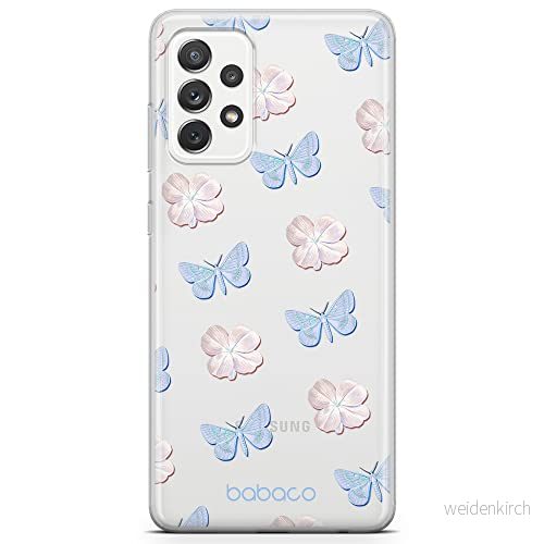 ERT GROUP mobiltelefonfodral för Samsung A72 5G originalt och officiellt licensierat Babaco mönster Flowers 043 optimalt anpassad till formen på mobiltelefonen, gedeeltelijk transparant 5905131320070