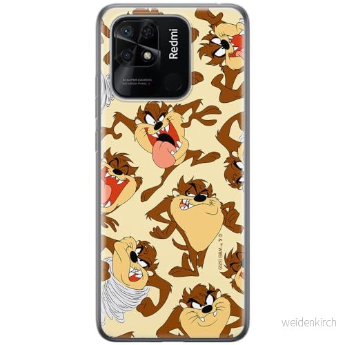 ERT GROUP mobiltelefonfodral för Xiaomi REDMI 10C originalt och officiellt licensierat Looney Tunes mönster Tasmanian 005 anpassad till formen på mobiltelefonen, fodral tillverkad av TPU plast 5905511622497