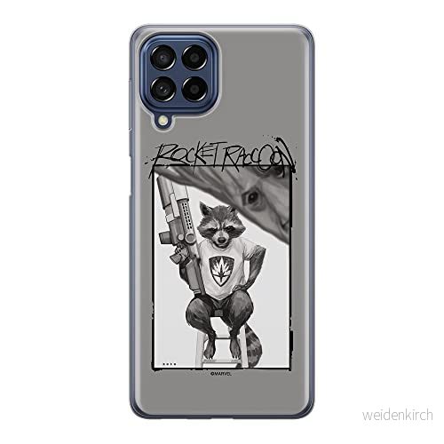 ERT GROUP mobiltelefonfodral för Samsung M33 5G originalt och officiellt licensierat Marvel mönster Rocket 004 optimalt anpassad till formen på mobiltelefonen, fodral tillverkad av TPU plast 5905511347338