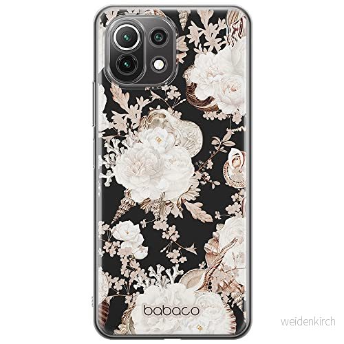 ERT GROUP mobiltelefonfodral för Xiaomi 11 LITE 4G/5G originalt och officiellt licensierat Babaco mönster Flowers 044, fodral tillverkad av TPU plast 5905131327482