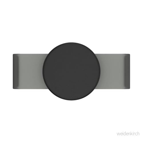 PopSockets: PopGrip Slide Icke Självhäftande Telefongrepp & Stativ med en Bytbar Topp för iPhone XXX Silikonväska 7/8 Black Haze 842978159515