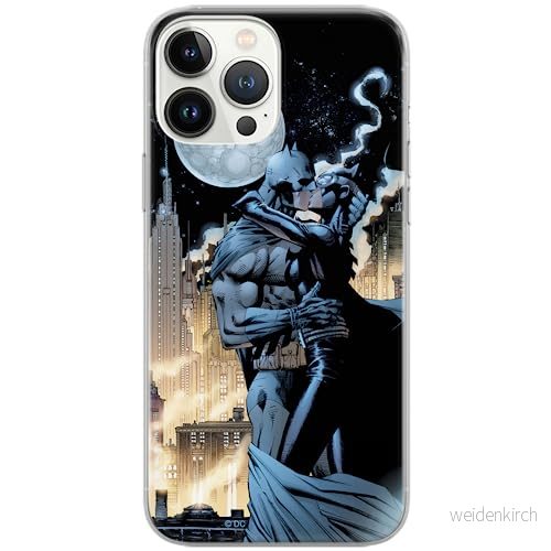 ERT GROUP mobiltelefonfodral för Iphone 13 PRO originalt och officiellt licensierat DC mönster Batman 005 Vit optimalt anpassad till formen på mobiltelefonen, fodral tillverkad av TPU plast 5903932877205