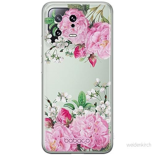 ERT GROUP mobiltelefonfodral för Xiaomi 13 originalt och officiellt licensierat Babaco mönster Flowers 046 optimalt anpassad till formen på mobiltelefonen, gedeeltelijk transparant 5905511907754