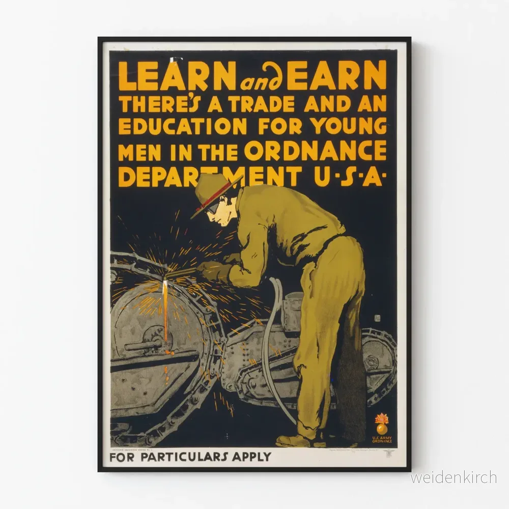 Rekryteringsposter för Ordnance Department USA - Lära och Tjäna