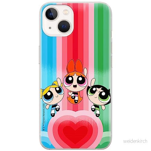 ERT GROUP mobiltelefonfodral för Iphone 13 originalt och officiellt licensierat The Powerpuff Girls mönster 036, fodral tillverkad av TPU plast 5905511981051