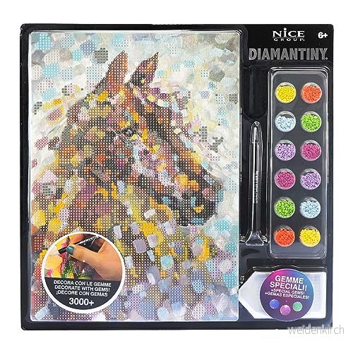 DIAMANTINY Nivå Up Animals Paintings Horse Häst Diamond Painting, A4, 96341 8056779963413