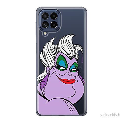ERT GROUP mobiltelefonfodral för Samsung M33 5G originalt och officiellt licensierat Disney mönster Ursula 001 optimalt anpassad till formen på mobiltelefonen, gedeeltelijk transparant 5905511346317