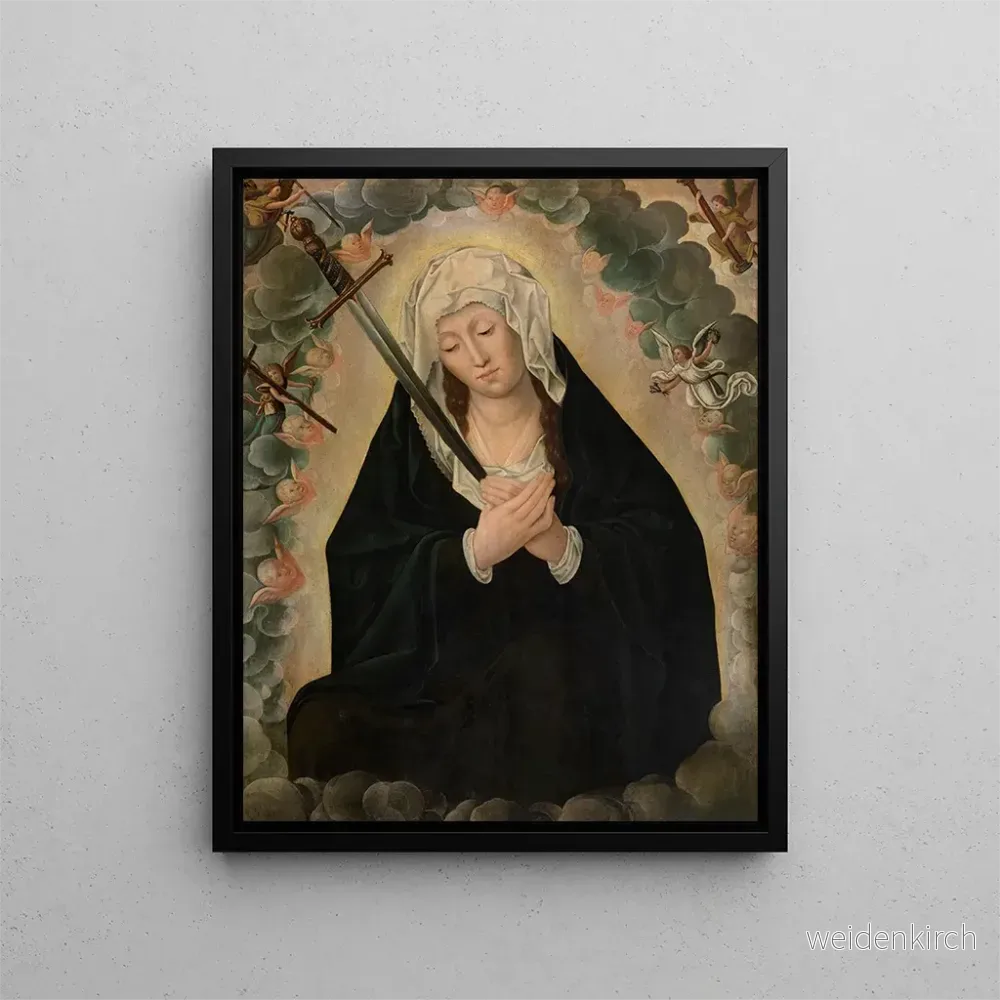Målning Notre-Dame des Douleurs - Anonym | Konsttryck