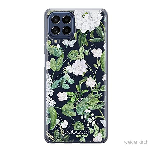 ERT GROUP mobiltelefonfodral för Samsung M53 5G originalt och officiellt licensierat Babaco mönster Flowers 034 optimalt anpassad till formen på mobiltelefonen, fodral tillverkad av TPU plast 5905511388171
