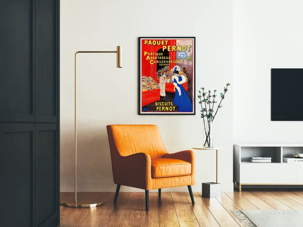 Vintageposter för Pernot Biscuits paket – väggdekoration - Bild 2