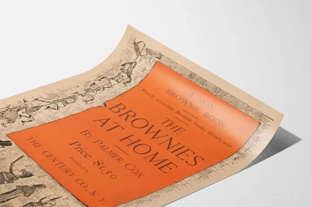 Vintageposter Les Brownies à la maison av Palmer Cox - Bild 3