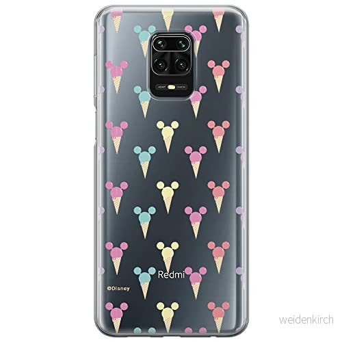 ERT GROUP mobiltelefonfodral för Xiaomi REDMI NOTE 9 PRO/ 9S originalt och officiellt licensierat Disney mönster Mickey 002 optimalt anpassad till formen på mobiltelefonen, gedeeltelijk transparant 5903040311974
