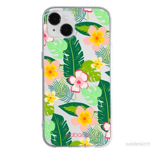 ERT GROUP mobiltelefonfodral för Apple Iphone 14 originalt och officiellt licensierat Babaco mönster Flowers 019 optimalt anpassad till formen på mobiltelefonen, gedeeltelijk transparant 5905131882158