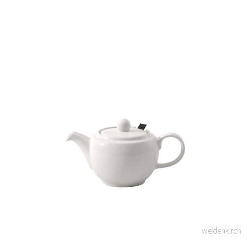 Villeroy och Boch For Me tekanna med lock filter, formvacker, vit kanna av premium porslin, diskmaskinssäker, 450 ml 4003686399020