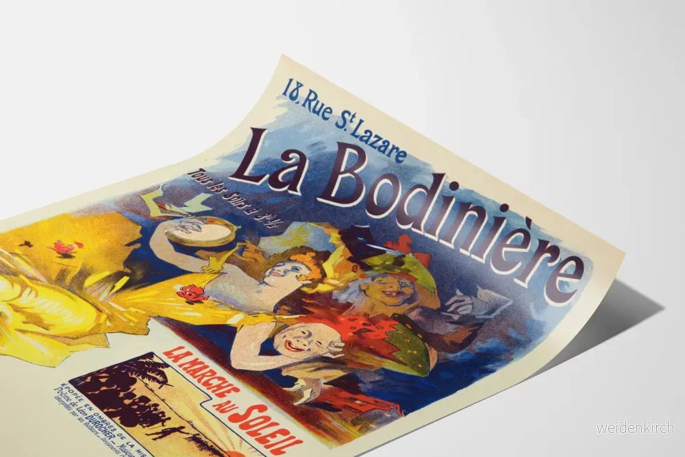 Vintageposter La Bodinière - Konstnärlig väggdekoration - Bild 3