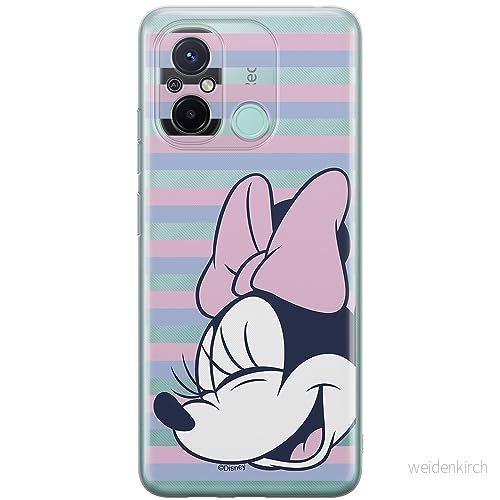 ERT GROUP mobiltelefonfodral för Xiaomi REDMI 12C/ 11A originalt och officiellt licensierat Disney mönster Minnie 022 optimalt anpassad till formen på mobiltelefonen, gedeeltelijk transparant 5905511838850